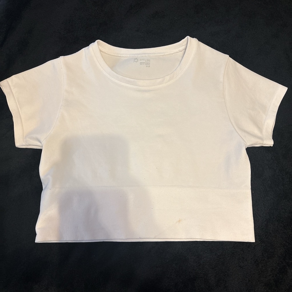 Aerie White Crop Top